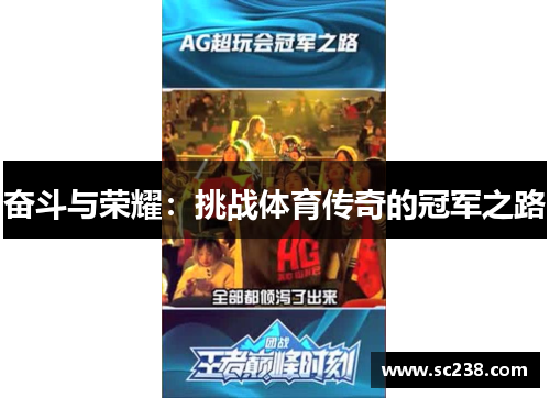 奋斗与荣耀：挑战体育传奇的冠军之路